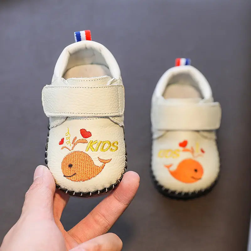 Pink Cute Baby Shoes for Girls Spring Autumn Wear