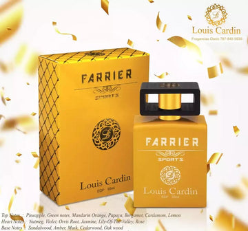 Louis Cardin Farrier Sports Perfume 95ml Yellow Bottle