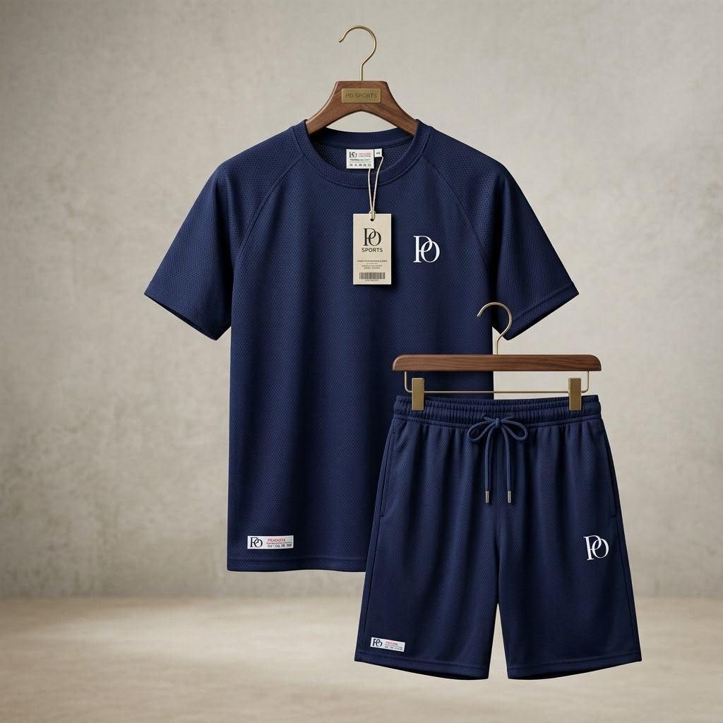 🏆 Premium Sportswear 2-Piece Set | BLACK & BLUE 🔥 | Rs. 5,000 ❌ Rs. 3,680 ✅